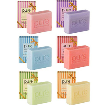 Natural Handmade Essential Oil Artisan Soap Bars - Luxurious Hypoallergenic Moisturizing Bars for Al...