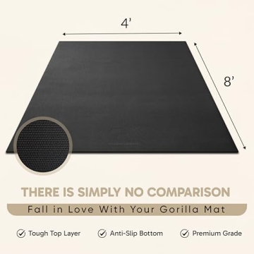Premium Extra Large Non-Slip Workout Mat for Home
