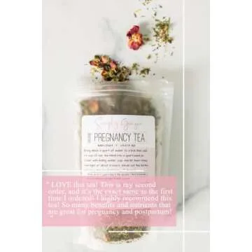 Simply Ginger Pregnancy NORA Loose Tea ll Makes 32 Single Cups of Tea OR Larger Batches ll LOOSE Tea Option ll For TTC, 2nd, 3rd Trimester ll Nursing Friendly (Loose Tea) - NEW LOOK -