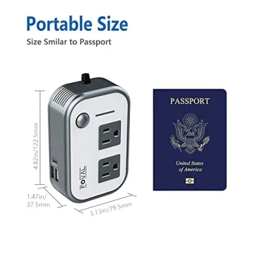 FOVAL 200W Car Power Inverter for Fast Charging on the Go