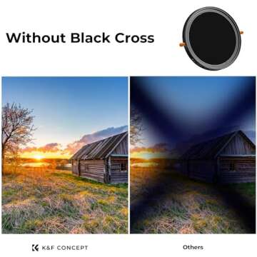 K&F Concept 67mm Variable Fader ND2-32 ND Filter and CPL Circular Polarizing Lens Filter in 1 for Camera Lens Waterproof Neutral Density Polarizer Filter (Nano-D Series)