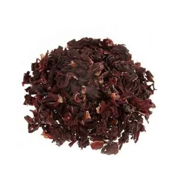 4oz Dried Hibiscus Flowers perfect for Tea and Mexican Agua Fresca, Flor de Jamaica, Whole Flowers and Petals by 1400s Spices