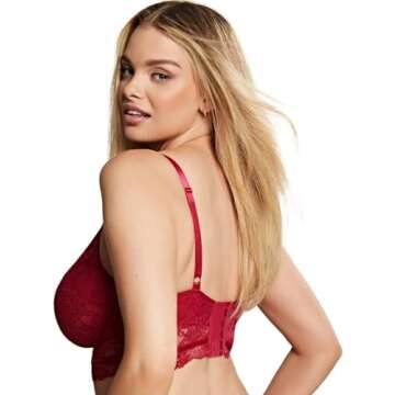 Cleo by Panache Selena Longline Underwire Bra - 30G Ruby Red