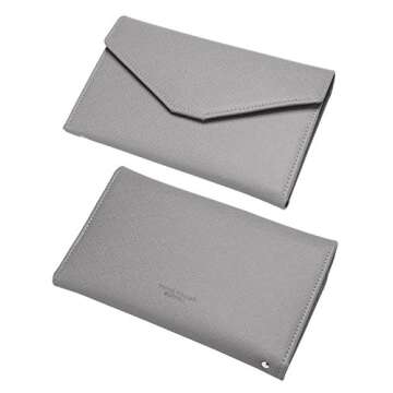 ZOPPEN RFID Blocking Travel Passport Wallet - Eco-Friendly Organizer