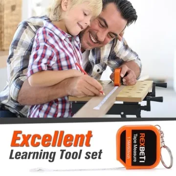 REXBETI 18pcs Young Builder's Tool Set for Kids