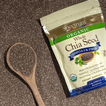 Spectrum Essentials Organic Chia Seed Rich in Omega-3 & Fiber 12 Oz