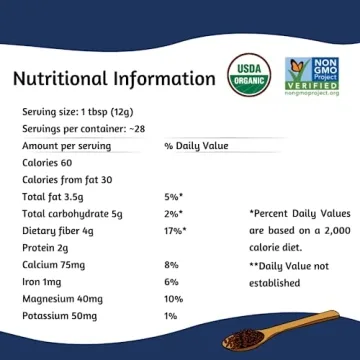 Spectrum Essentials Organic Chia Seed Rich in Omega-3 & Fiber 12 Oz