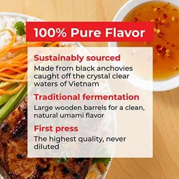 Premium Red Boat Fish Sauce | 40°N Flavor from Vietnam | Keto & Paleo Friendly