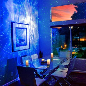 BlissLights Sky Lite LED Star Projector for Cosmic Ambiance