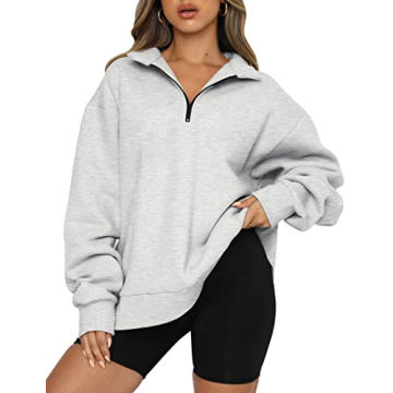 Trendy Queen Womens Oversized Sweatshirt for Cool Days