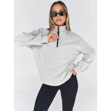 Trendy Queen Womens Oversized Sweatshirt for Cool Days
