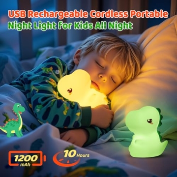 Dinosaur Night Light for Kids with Color Changing