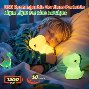 Dinosaur Night Light for Kids with Color Changing