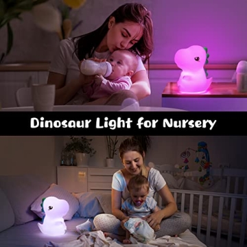 Dinosaur Night Light for Kids with Color Changing