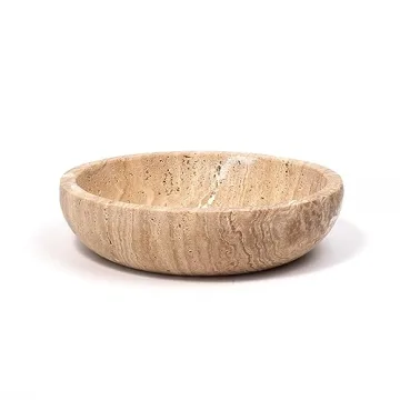 Stylish Travertine Decorative Bowls for Home Decor
