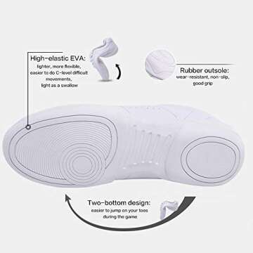 Mfreely Cheer Shoes for Women - Athletic Style & Comfort