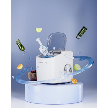 Portable Ice Maker - Quick & Self-Cleaning for Home