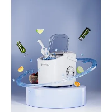 Portable Ice Maker - Quick & Self-Cleaning for Home