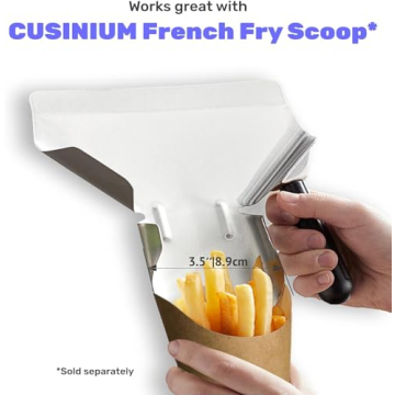 CUSINIUM 50-Pack Kraft Fry Cups for Charcuterie and Snacks