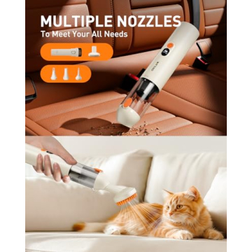 OXILAM 4 in 1 Car Vacuum - Cordless, Portable & Powerful