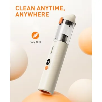 OXILAM 4 in 1 Car Vacuum - Cordless, Portable & Powerful