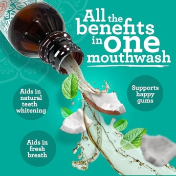 GuruNanda Whitening Pulling Oil for Natural Teeth Whitening