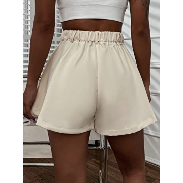 Chic Floerns High Waisted Pleated Shorts for Summer Fun