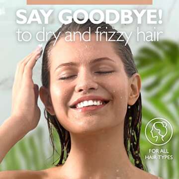 Saryna Key Damage Repair Treatment Butter Mask - African Shea Butter for Dry Hair Treatment - Rejuvenating Butter Moisturizer with Natural Keratin and Vitamins A, E, F (500ml/16.9oz)