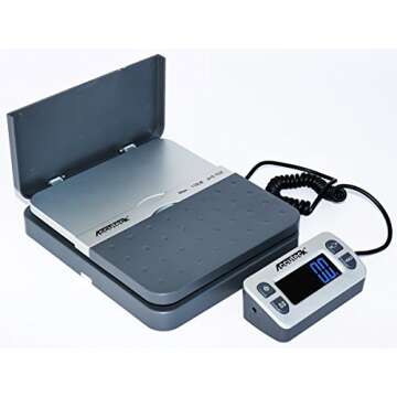 Accuteck ShipPro W-8580 110lbs x 0.1 oz Gray Digital Shipping Postal Scale
