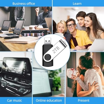 Grehge Waterproof USB Drive - 2TB Metal Storage Solution