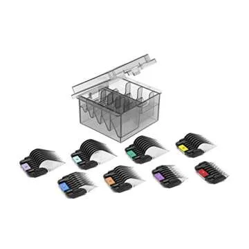 Professional Animal Stainless Steel Comb Set for A5-style Detachable Blade Clippers, Snap-On Size #10/15/30 for Pets, Dogs, Cats, and Horses (Not Compatible with 5-in-1 Blades)