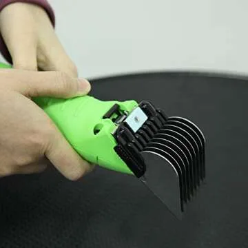 Professional Animal Stainless Steel Comb Set for A5-style Detachable Blade Clippers, Snap-On Size #10/15/30 for Pets, Dogs, Cats, and Horses (Not Compatible with 5-in-1 Blades)