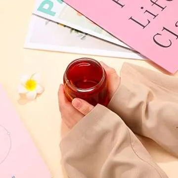 Glass Cups Reusable Beer Glass 16 oz 20 oz Aesthetic Cups Can Shaped Modern Drinking Glasses Classic Can Tumbler Glasses with Glass Reusable Straws Cup Brush Straws Brush for Beer Water(6 Pieces)