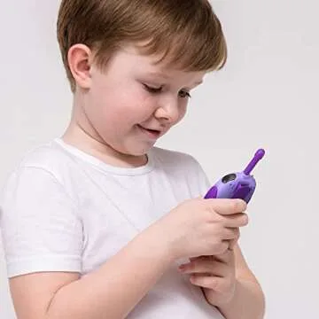 HPROMOT Rechargeable Walkie Talkies for Kids 2 Pack Kids Walkie Talkies, Long Range 22 Channels 2 Way Radio Kids Birthday Toy Gift for 3-12 Year Old Boys Girls Outdoor Adventures Camping Hiking