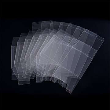 Clear Plastic Gift Boxes - 50-Pack for Party Favors