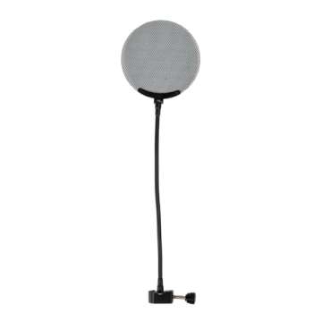 Gator Frameworks Metal Screen Pop Filter with 12.4-Inch Gooseneck (GFW-POPFILTER-MTL)