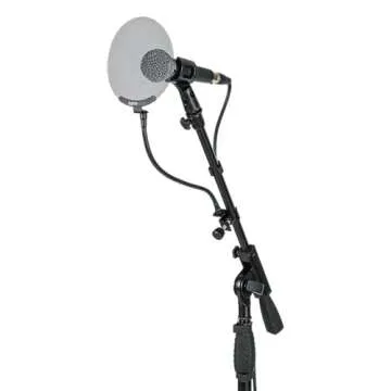 Gator Frameworks Metal Screen Pop Filter with 12.4-Inch Gooseneck (GFW-POPFILTER-MTL)