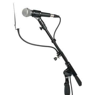 Gator Frameworks Metal Screen Pop Filter with 12.4-Inch Gooseneck (GFW-POPFILTER-MTL)