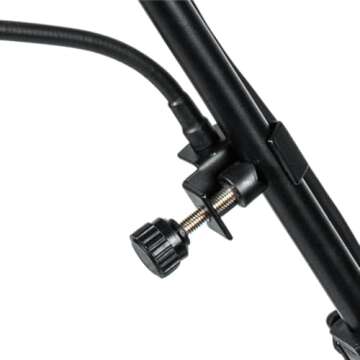 Gator Frameworks Metal Screen Pop Filter with 12.4-Inch Gooseneck (GFW-POPFILTER-MTL)