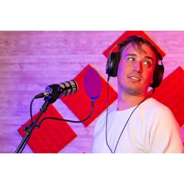 Gator Frameworks Metal Screen Pop Filter with 12.4-Inch Gooseneck (GFW-POPFILTER-MTL)