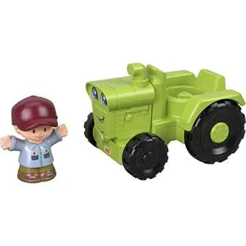 Fisher-Price Little People Push-Along Tractor Toy Set