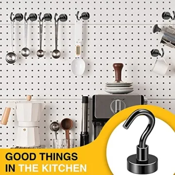 DIYMAG Magnetic Hooks - Heavy Duty 30Lbs for All Needs
