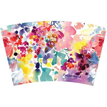 Tervis CreativeIngrid Aura Made in USA Double Walled Insulated Tumbler Travel Cup Keeps Drinks Cold & Hot, 16oz, Classic