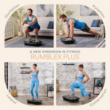 LifePro Rumblex Plus Vibration Plate for All Fitness Levels