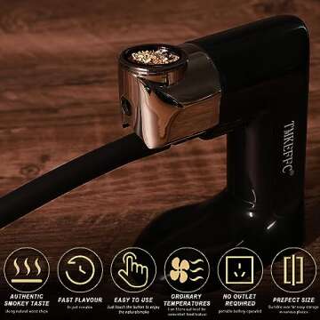 TMKEFFC Portable Smoking Gun for Food & Cocktails