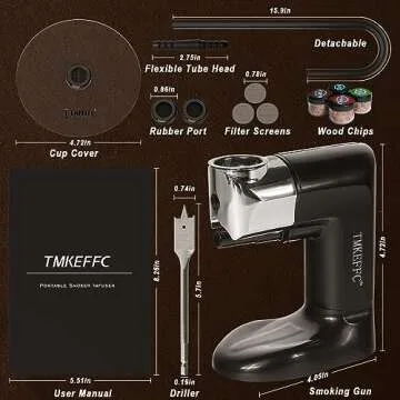 TMKEFFC Portable Smoking Gun for Food & Cocktails