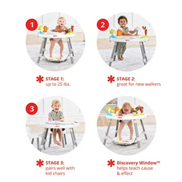 Skip Hop Baby Activity Center: Interactive Play Center with 3-Stage Grow-with-Me Functionality, 4mo+, Explore & More