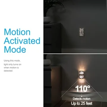 GE LED Motion Sensor Night Light, Energy Efficient & Stylish