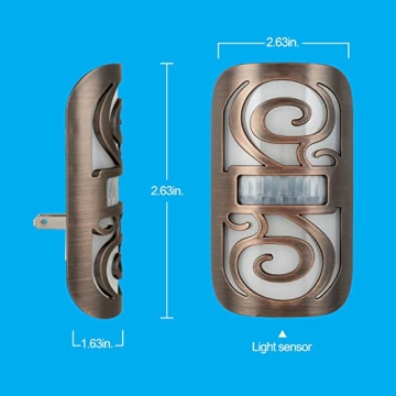 GE LED Motion Sensor Night Light, Energy Efficient & Stylish