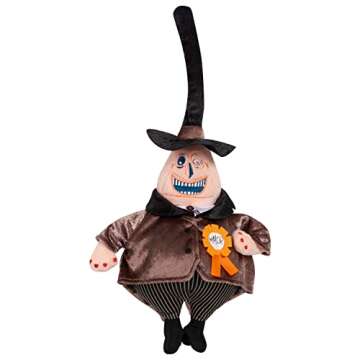 Just Play Disney Tim Burton's Nightmare Before Christmas Reversible Mayor 13-inch Feature Plushie, O...